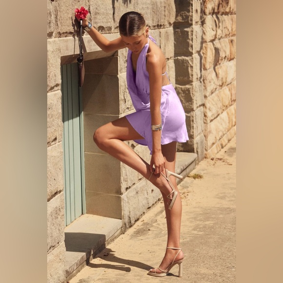 SNDYS Rosita Lavender Mini Dress - Picture 5 of 8